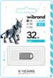 Флеш память USB Wibrand Lynx 32GB USB 2.0 Silver (WI2.0/LY32M2S) - изображение 2