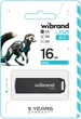 Флеш память USB Wibrand Mink 16GB USB 2.0 Black (WI2.0/MI16P4B) - изображение 2