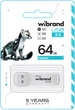 Флеш память USB Wibrand Marten 64GB USB 3.2 Gen1 White (WI3.2/MA64P10W) - изображение 2