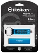 Флеш память USB Kingston IronKey Keypad 200 256GB USB Type-C Blue (IKKP200C/256GB) - изображение 11