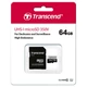 Карта памяти Transcend 64GB microSDXC C10 UHS-I U1 High Endurance (85TB) (TS64GUSD350V) - изображение 2