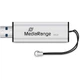 Флеш-накопитель MediaRange 128GB USB flash drive USB 3.0 black/silver (MR918) - изображение 1