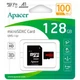 Карта пам`ятi MicroSDHC 128GB UHS-I Class 10 Apacer + SD adapter (AP128GMCSX10UB-R) - зображення 2