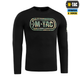 Футболка M-Tac Logo довгий рукав Black XL - зображення 3