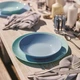Тарілка обідня LUMINARC DIWALI LIGHT BLUE 25 см (P2610) - зображення 4