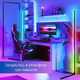 Напольная угловая светодиодная RGB LED лампа - торшер для спальни 1.2 м - изображение 3