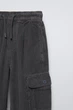 Підліткові штани-карго для хлопчика Zara 5644/887 140 см Графітовий - зображення 3