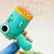 Детский автоматический пистолет пулемет для мыльных пузырей TOPA Bubble Blaster Бирюзовый - изображение 3