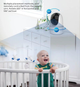 Видеоняня Baby Monitor SM651V с камерой, ночным видением, двусторонней аудиосвязью и датчиком температуры +ЖК дисплей - изображение 5