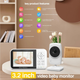 Видеоняня Baby Monitor MC632A с ночным видением и двусторонним аудио Беспроводная детская радионяня Камера + Дисплей - изображение 8