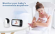 Видеоняня Baby Monitor SM651V с камерой, ночным видением, двусторонней аудиосвязью и датчиком температуры +ЖК дисплей - изображение 11