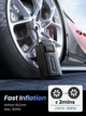 Автокомпресор UGREEN Portable Tire Inflator CD259, портативний насос для шин, чорний - зображення 5