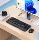 Беспроводной набор клавиатуры и мыши MeeTion MT-C4130 с USB-C адаптером Black - изображение 9