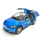 Машина металева Tesla Model 5 Тесла синя 1:22 світло звук відкр двері баг капот 21*8*7см (RS-66012) - зображення 7
