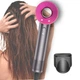 Фен потужний компактний HOCO HP11 negative ion hair dryer 1600W сірий з рожевим - зображення 2