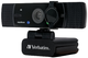 Kamera internetowa Verbatim AWC-03 Ultra HD 4K Black (49580) - obraz 4