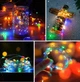 Светодиодная новогодняя гирлянда - нить на батарейках RD-302, 10 метров, 100 LED Разные цвета - изображение 4