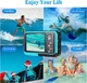 Водонепроницаемая цифровая камера Подводная камера Full HD 2.7K Синий - изображение 10