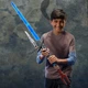 Световой Меч Мандалорца Звездные Войны 3 в 1 Mandalorian Darksaber Electronic Lightsaber Star Wars Hasbro F8384 - изображение 12