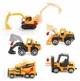 Игрушечный грузовик автовоз TIR Kruzzel комплект с 6 строительными машинками (22481) - изображение 7