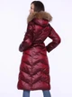 Пуховик зимовий довгий жіночий PERSO BLH220032FR L Винний (5908312938804) - зображення 2