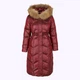 Пуховик зимовий довгий жіночий PERSO BLH220032FR L Винний (5908312938804) - зображення 7