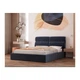 Ліжко EdinburghDesign Roma 08 Comfort з нішею для білизни 90x190 синій - зображення 1