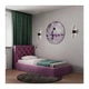 Ліжко BristolDesign Misty DK Violet Standart 120x200 фіолетовий - зображення 1