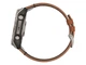 Спортивний годинник Garmin Fenix 8 51mm AMOLED Sapphire Carbon grey DLC w. Chestnut Leather Band (010-02905-40) - изображение 6