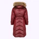 Пуховик зимовий довгий жіночий PERSO BLH220032FR 2XL Винний (5908312938828) - зображення 8