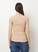 Футболка женская Zara 3644/805 M Бежевая (03644805613033) - изображение 2