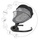 Укачивающий центр Kidwell 2в1 REVE Black/Silver - изображение 6