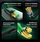 Патч корд мережевий кабель LAN RJ45 Baseus High Speed CAT8 40 Gigabit Ethernet Cable (10m, 40Gbps, SFTP, САТ 8) - зображення 6