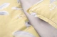 Комплект постельного белья Soho Евро 200x230 см Наволочки 48x74 см x 2 шт Memoria Leaves YellowGrey Сатин (A130077) - изображение 4