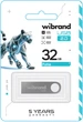 Флеш память USB Wibrand Puma 32GB USB 2.0 Silver (WI2.0/PU32U1S) - изображение 2