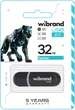 Флеш память USB Wibrand Panther 32GB USB 2.0 Black (WI2.0/PA32P2B) - изображение 2
