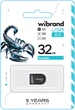 Флеш память USB Wibrand Scorpio 32GB USB 2.0 Black (WI2.0/SC32M3B) - изображение 2