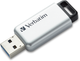 Флеш память USB Verbatim Secure Pro 64GB USB 3.2 Gen1 Silver/Black (98666) - изображение 2