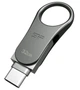Флеш память USB Silicon Power Mobile С80 32GB USB 3.2 Gen1 + Type-C Silver (SP032GBUC3C80V1S) - изображение 3