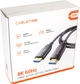 Кабель CABLETIME HDMI - HDMI, AOC, 8K, 60Hz, 48Gbps, V2.1, 30 м (CA914050) - зображення 3