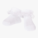 Набір шкарпеток дитячий YOCLUB 3Pack Girl's Ruffle Socks SKA-0119G-010J-002 0-3 3 пари White (5904921627078) - зображення 2