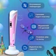 Ручка для рисования 3D PEN-3 с регулировкой температуры и скорости, функция автоотключения PWTPI-3-Pink - изображение 2