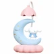 Детская настольная лампа Cinnamoroll на луне розовая (352D) - изображение 1