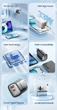 Зарядное устройство Toocki 33W GaN TypeC USB LED-дисплей PD+QC Быстрая зарядка для Apple iPhone, iPad, Samsung, Xiaomi Black (6976018376601) - изображение 6