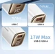Зарядное устройство Toocki 33W GaN TypeC USB LED-дисплей PD+QC Быстрая зарядка для Apple iPhone, iPad, Samsung, Xiaomi Black (6976018376601) - изображение 9