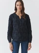 Блузка жіноча Tatuum Relia T2501.044 42 Темно-синя (5900142395413) - зображення 1