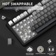 Бездротова механічна клавіатура ATTACK SHARK X85 (75% ANSI Layout), Hot-Swap, WIRED - зображення 8
