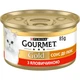 Вологий корм GOURMET Gold "Соус Де-Люкс" для дорослих котів шматочки в соусі з яловичиною 85 г - изображение 1