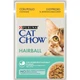 Вологий корм CAT CHOW Hairball для дорослих котів для зменшення утворення кульок шерсті у травному тракті з куркою та зеленою - изображение 1