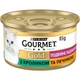 Вологий корм GOURMET Gold “Подвійне задоволення” для дорослих котів шматочки у підливці з кроликом та печінкою 85 г - изображение 1